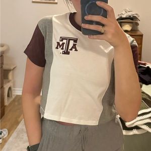 Champion AGGIES Crop Top